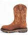 Image #3 - Cody James Men's 11" Waterproof Decimator Western Work Boots - Steel Toe, Brown, hi-res