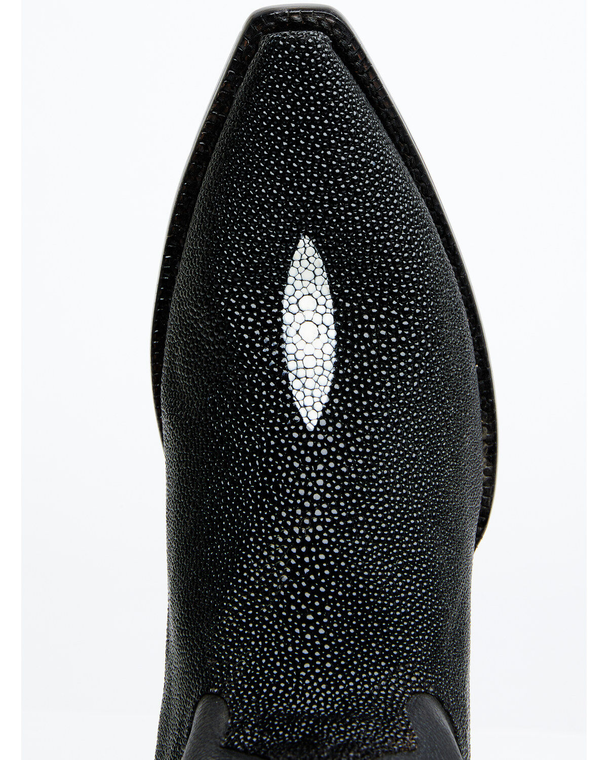 Image #6 - El Dorado Men's Exotic Stingray Skin Western Boots - Snip Toe, Black, hi-res