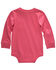 Image #2 - Carhartt Infant Girls' Logo Pocket Long Sleeve Onesie, Pink, hi-res