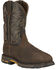 Image #1 - Ariat Men's WorkHog&reg; Waterproof Met Guard Western Work Boots - Composite Toe, Brown, hi-res