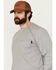 Image #2 - Hawx Men's FR Long Sleeve Pocket Work T-Shirt, Silver, hi-res