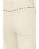 Image #4 - Wonderwest Women's Birch High Rise Studded Slim Bootcut Rigid-Like Stretch Denim Jeans, White, hi-res