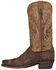 Image #5 - Lucchese Men's Handmade Burke Alligator Western Boots - Square Toe, Chocolate, hi-res