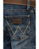 Image #4 - Wrangler Retro Boys' Layton Dark Wash Slim Bootcut Jeans, Dark Wash, hi-res
