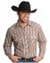 Image #3 - Wrangler Men's Assorted Plaid Short Sleeve Western Shirts, Stripe, hi-res