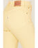 Image #4 - Levi's Women's 501 High Rise Straight Cropped Jeans, Yellow, hi-res