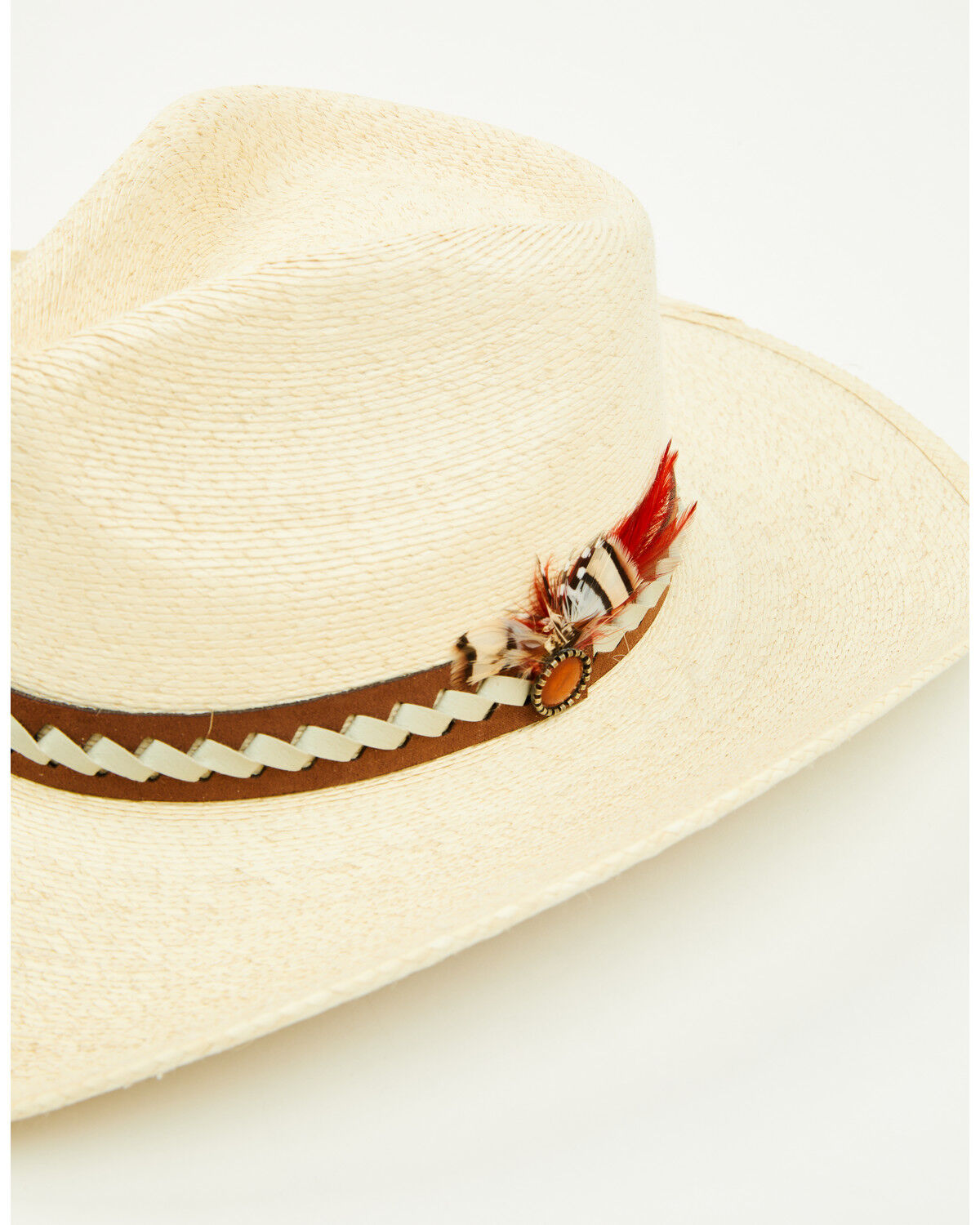 Image #2 - Charlie 1 Horse X Lainey Wilson Women's Road Runner Straw Cowboy Hat, Natural, hi-res