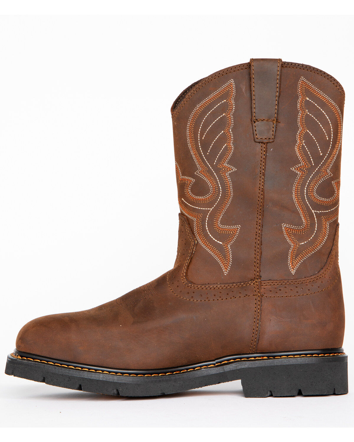 Image #3 - Cody James&reg; Men's Waterproof Composite Toe Pull On Work Boots, Brown, hi-res