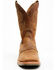 Image #4 - Double H Men's Boot Barn Exclusive 11" Domestic I.C.E&trade; Saddle Vamp Performance Western Boots - Broad Square Toe, Brown, hi-res