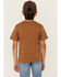 Image #4 - Carhartt Little Boys' Solid Short Sleeve Pocket T-Shirt, Medium Brown, hi-res