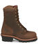 Image #2 - Chippewa Men's Tan Waterproof Logger Work Boots - Steel Toe, Tan, hi-res