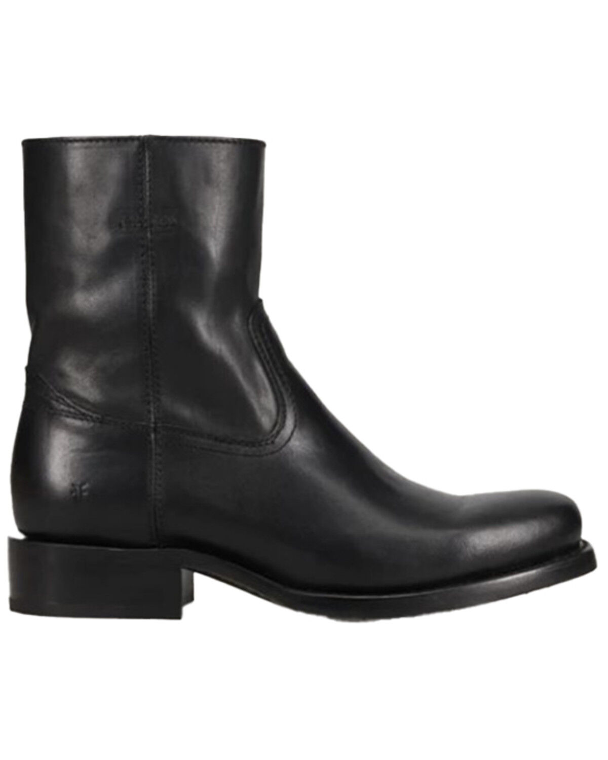 Image #2 - Frye Men's Campus Inside Zip Ankle Boots - Round Toe, Black, hi-res