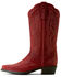 Image #2 - Ariat Girls' Casanova Western Boots - Snip Toe, Red, hi-res