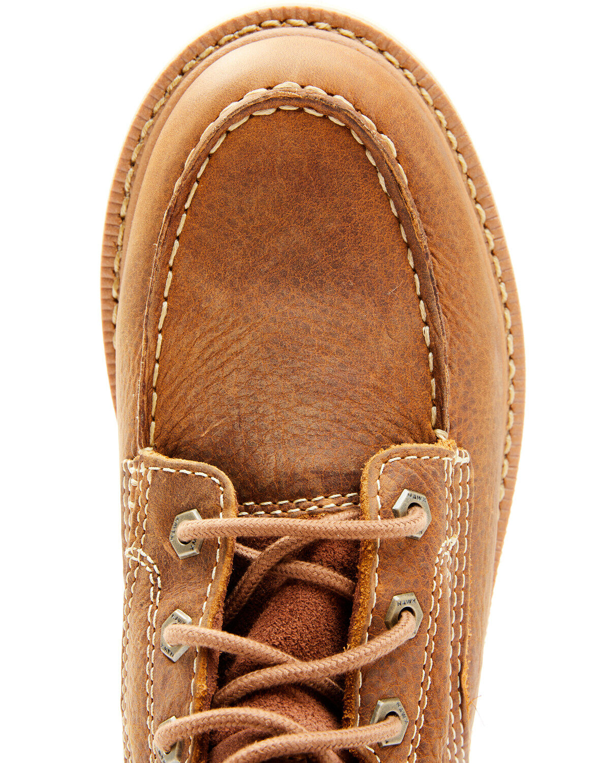 Image #6 - Hawx Men's 8" Wedge Work Boots - Soft Toe, Brown, hi-res