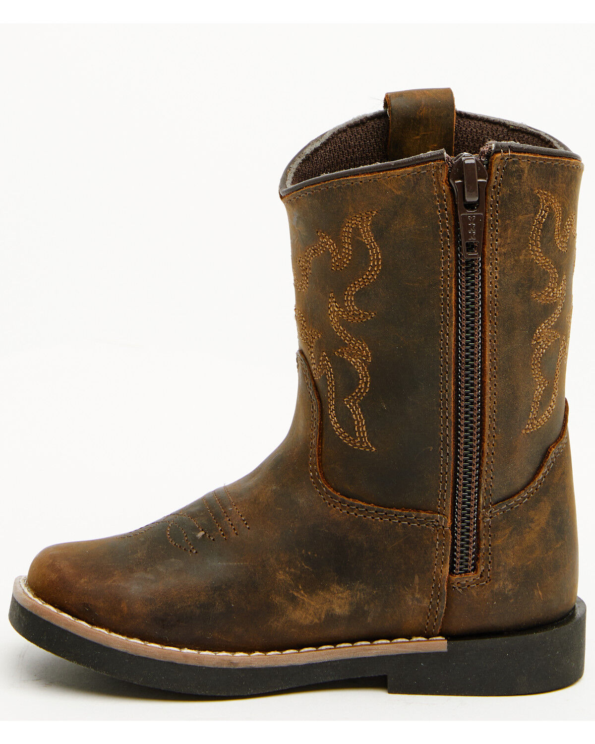 Image #3 - Cody James Toddler Boys' Little Nash Western Boots - Broad Square Toe, Brown, hi-res