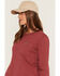 Image #3 - Ariat Women's Rebar Cotton Strong&trade; Vintage Mother Long Sleeve Graphic Work Tee, Red, hi-res