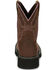 Image #5 - Justin Women's Gemma Performance Western Boots - Round Toe, Distressed Brown, hi-res