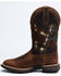 Image #3 - RANK 45&reg; Women's Lite Flag Western Performance Boots - Broad Square Toe, Brown, hi-res