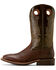 Image #2 - Ariat Men's Highland Toughstock Performance Western Boots - Broad Square Toe, Brown, hi-res