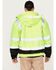 Image #4 - Hawx Men's 3-In-1 Bomber Hi-Vis Reflective Work Jacket, Yellow, hi-res