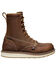 Image #2 - Keen Men's 8" Liberty Waterproof Moc Work Boots - Soft Toe, Brown, hi-res