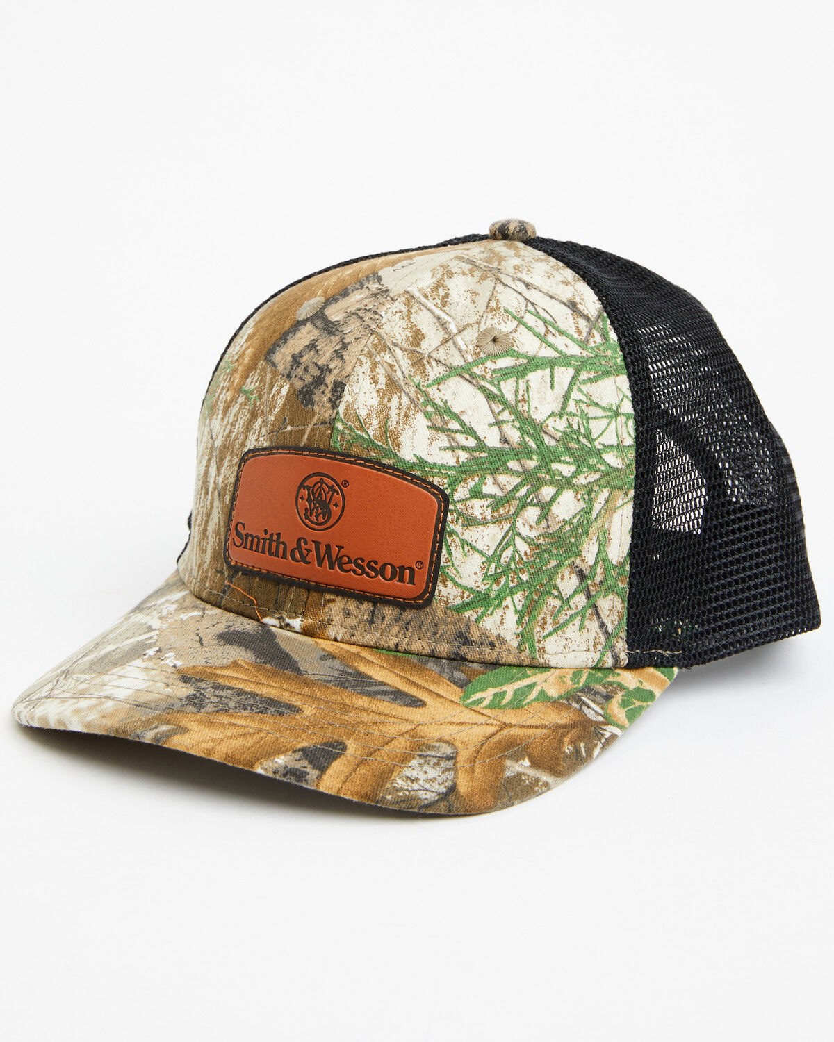 Smith & Wesson Men's RealTree Edge Ball Cap, Camouflage, hi-res