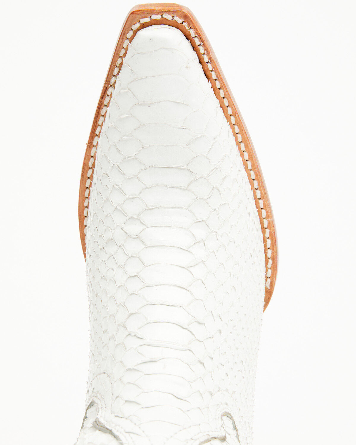 Image #6 - Idyllwind Women's Slay Exotic Python Western Boots - Snip Toe, White, hi-res