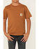 Image #3 - Carhartt Little Boys' Logo Short Sleeve Pocket T-Shirt, Medium Brown, hi-res