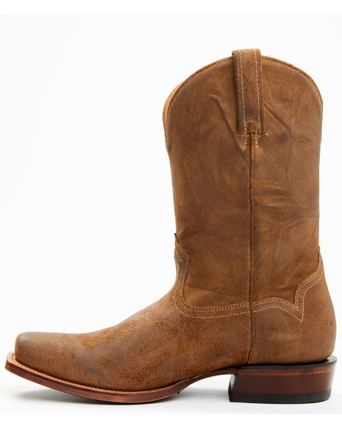 Image #3 - Moonshine Spirit&reg; Men's Pancho Roughout Western Boots - Square Toe, Brown, hi-res