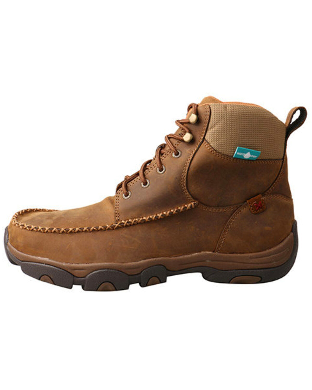 Image #3 - Twisted X Men's 6" Work Moc Hiker Boots - Composite Toe, Tan, hi-res