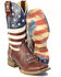 Image #2 - Tin Haul Women's America 250 USA 1776-2026 Western Boots - Broad Square Toe, Red, hi-res