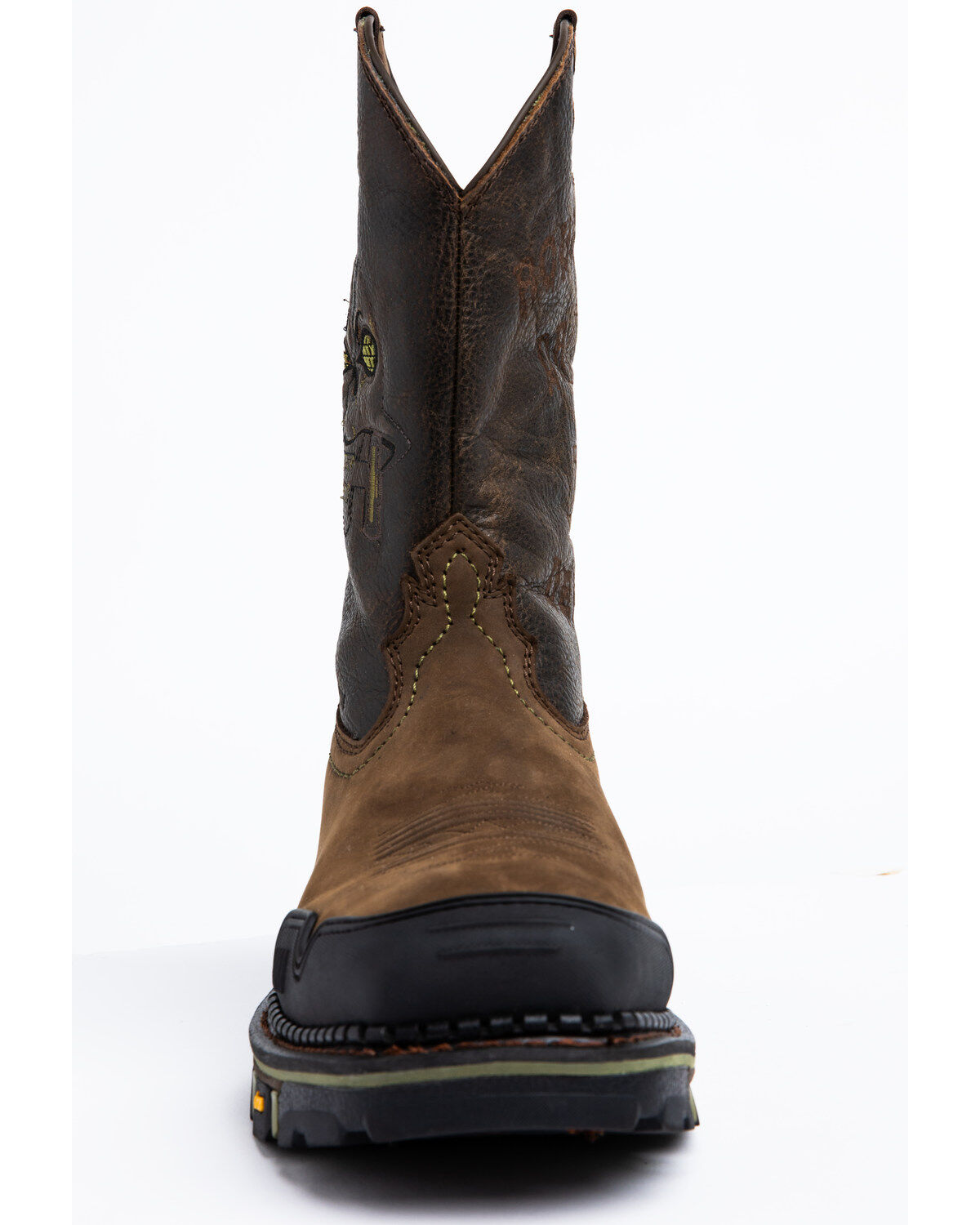 Image #5 - Cody James Men's Decimator Western Work Boots - Nano Composite Toe, Brown, hi-res