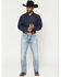 Image #1 - Wrangler Retro Men's 77MWZ Jones Light Wash Slim Bootcut Stretch Denim Jeans, Light Wash, hi-res