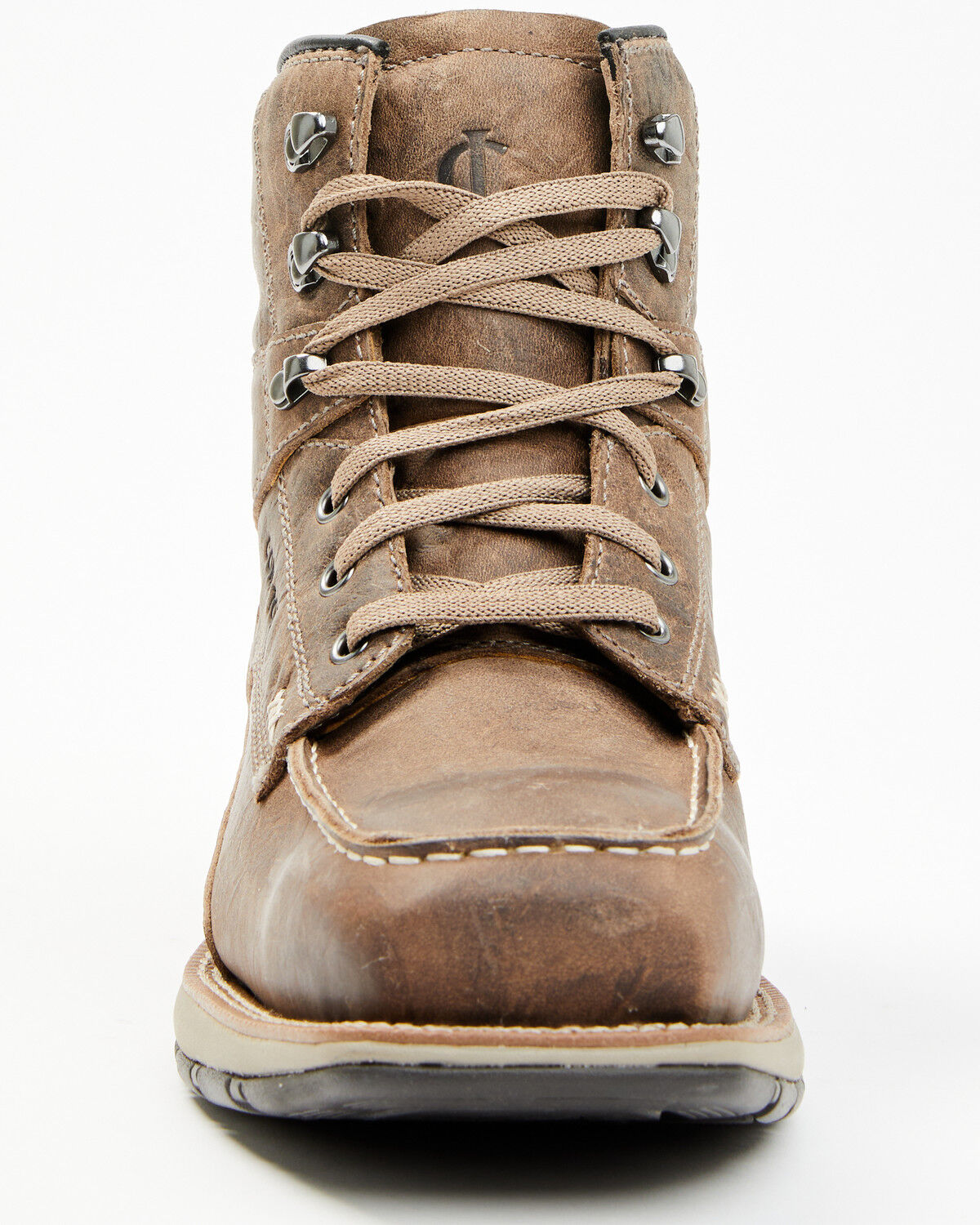 Image #4 - Cody James Men's 6.5" Xero Lite Lace-Up Moc Work Boots - Composite Toe, Bark, hi-res
