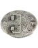 Image #2 - Cody James&reg; Oval Long Horn Belt Buckle, Silver, hi-res