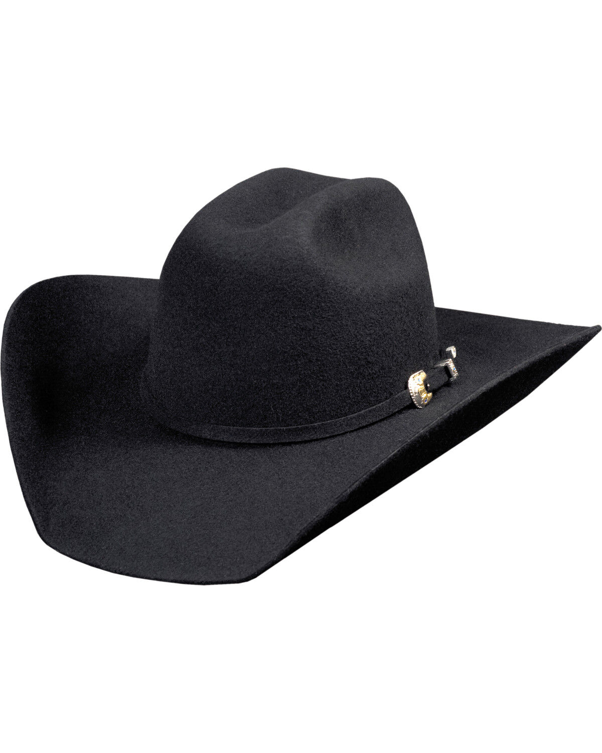 Image #1 - Bullhide Men's Kingman 4X Wool Felt Cowboy Hat, Black, hi-res