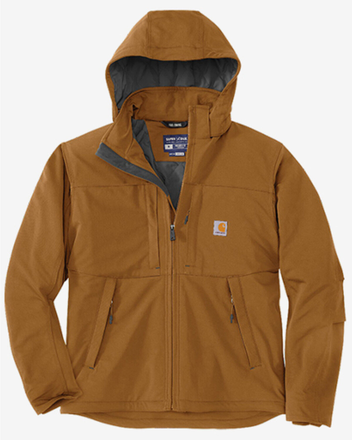 Image #2 - Carhartt Men's Camden Cryder Jacket, Brown, hi-res