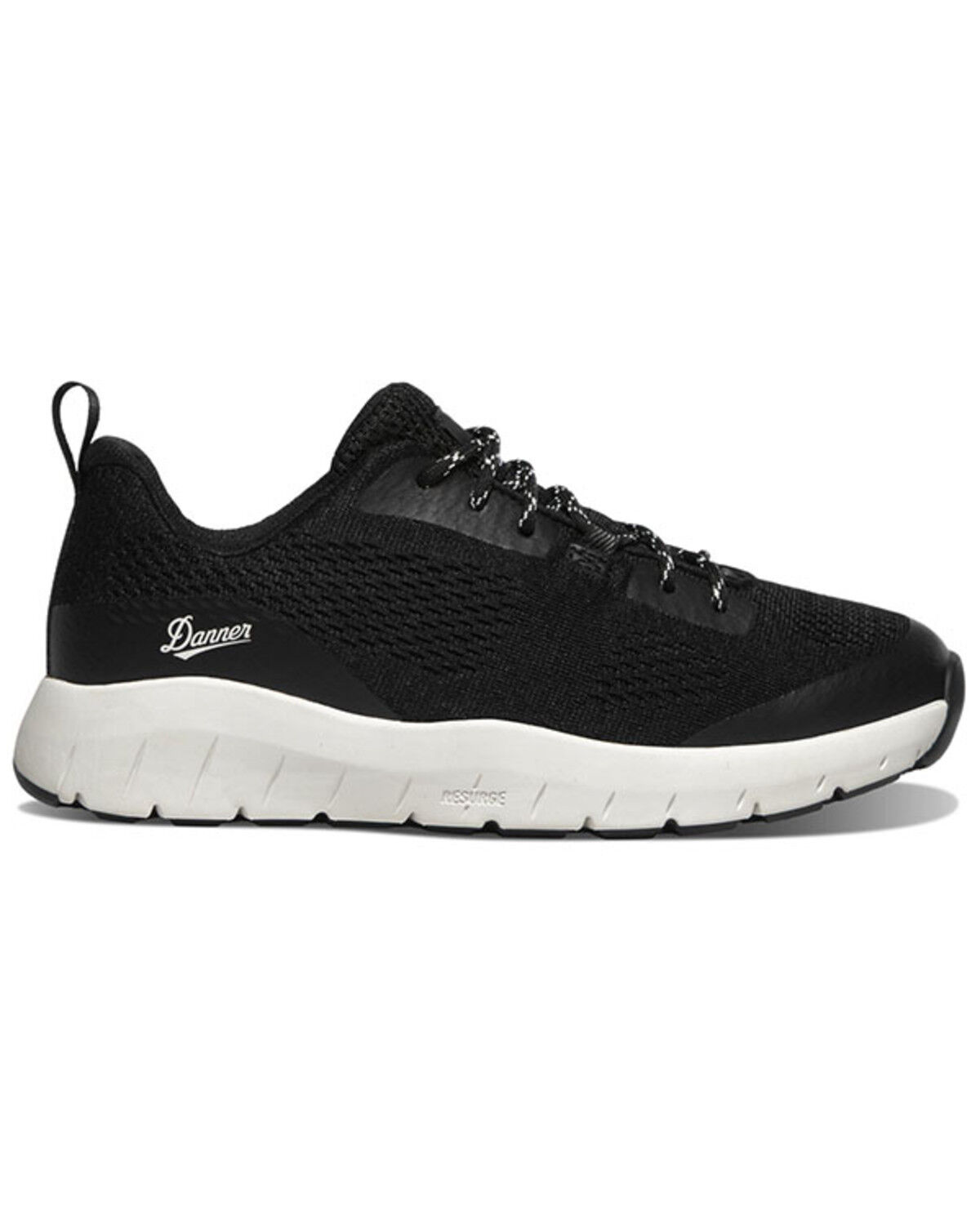 Image #2 - Danner Women's Run Time 3 ESD Work Sneakers - Soft Toe, Black/white, hi-res