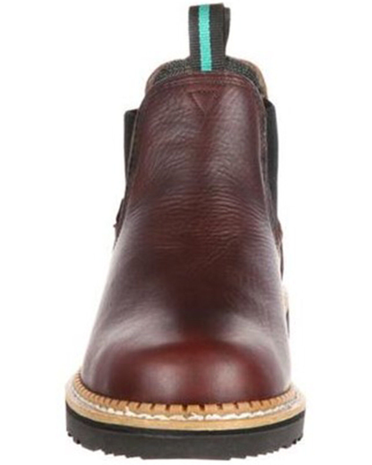 Image #5 - Georgia Boot Men's Romeo Waterproof Slip-On Work Shoes - Soft Toe, Brown, hi-res