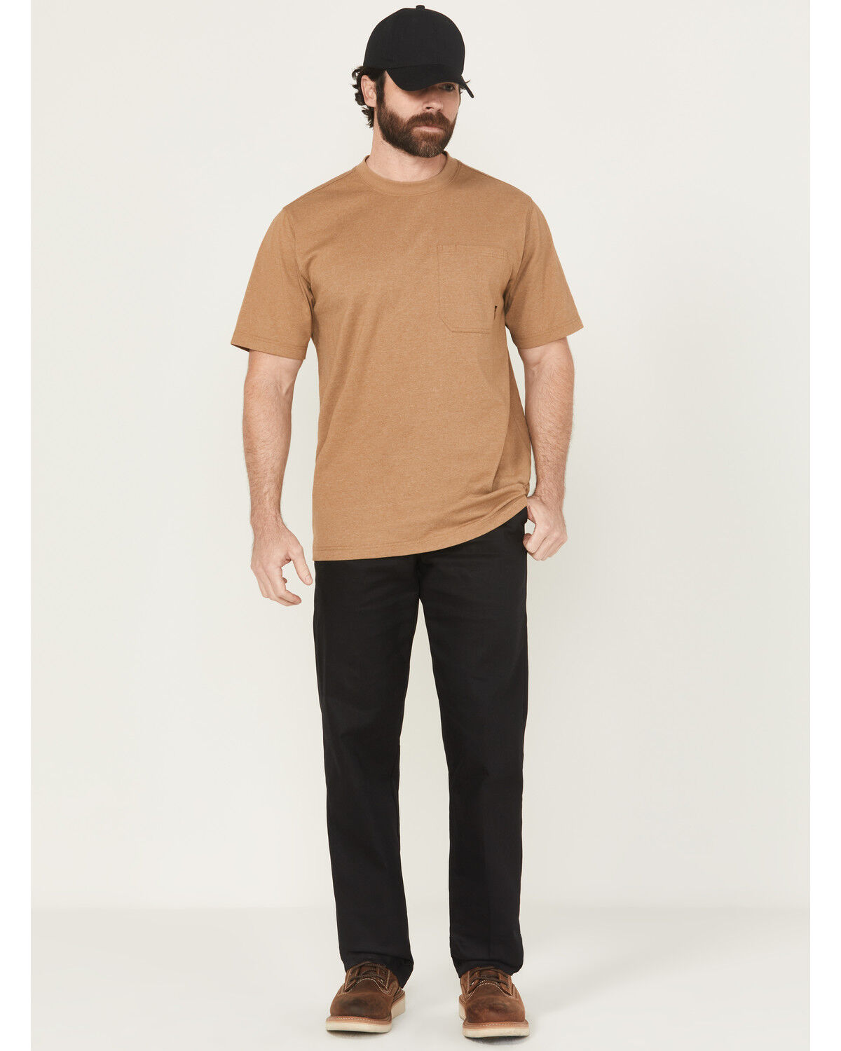 Image #1 - Dickies Men's Slim Fit Cargo Work Pants, Black, hi-res