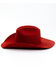Image #3 - Serratelli 2X Wool Felt Cowboy Hat, Red, hi-res