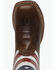 Image #6 - Old West Little Boys' Patriotic Western Boots - Broad Square Toe, Red/white/blue, hi-res