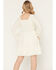 Image #4 - Shyanne Women's Crochet Lace Long Sleeve Mini Dress, Cream, hi-res
