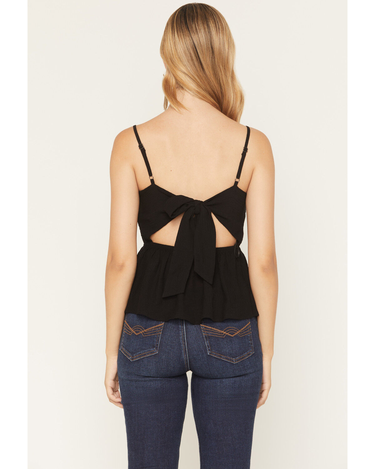 Image #4 - Shyanne Women's Crochet Bustier Top, Black, hi-res