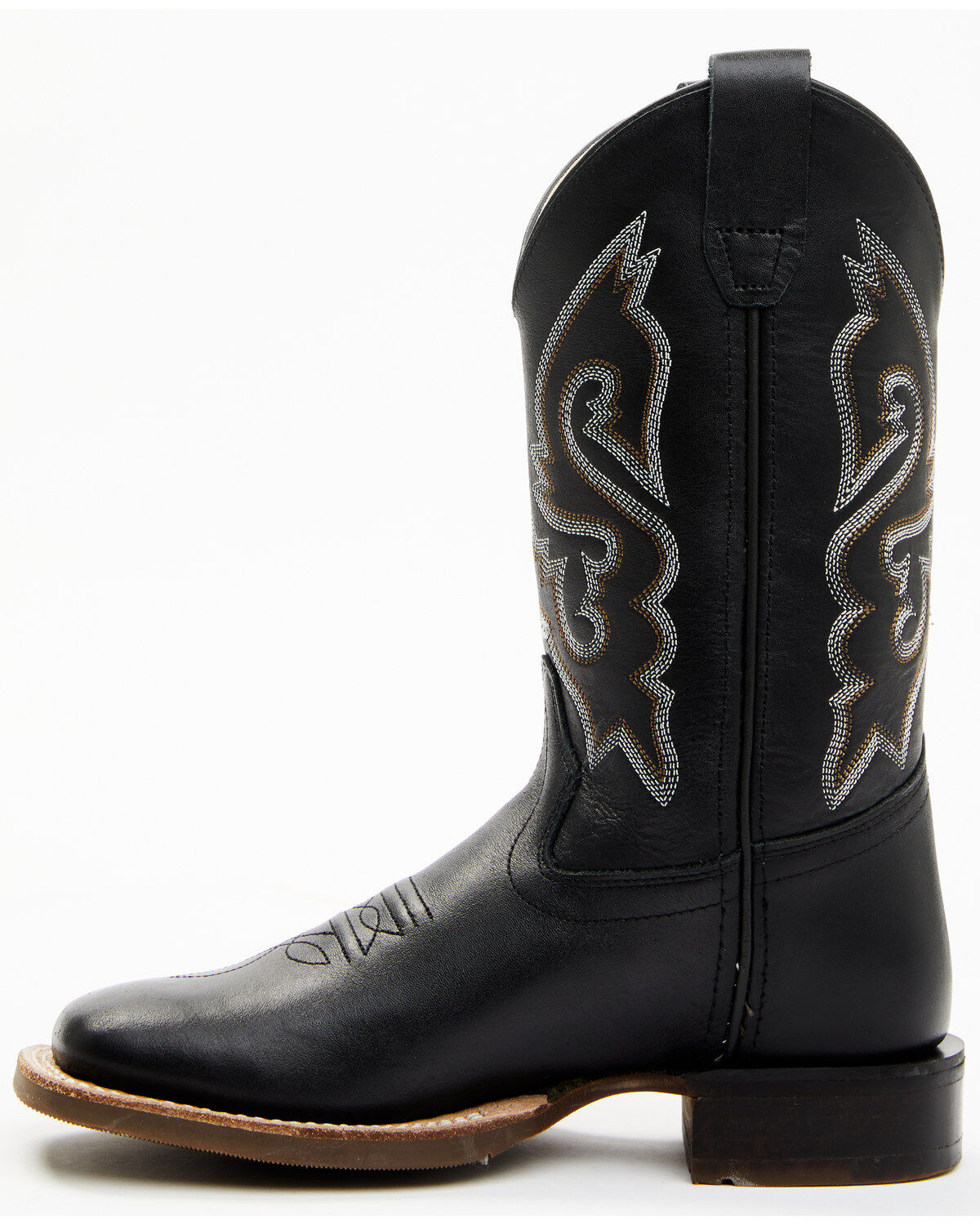 Image #3 - Cody James Boys' Little Westley Western Boots - Broad Square Toe, Black, hi-res