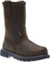 Image #1 - Wolverine Men's Floorhand Waterproof Wellington Work Boots - Soft Toe, Dark Brown, hi-res