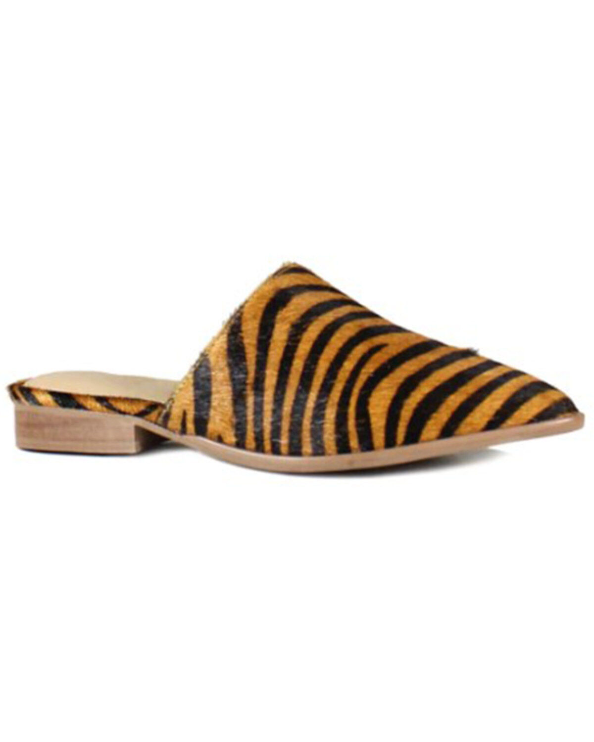 Image #1 - Diba True Women's High Up Fashion Mules - Round Toe, Zebra, hi-res