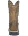 Image #5 - Hoss Men's Distressed Pull-On Waterproof Work Boots - Composite Toe, Brown, hi-res