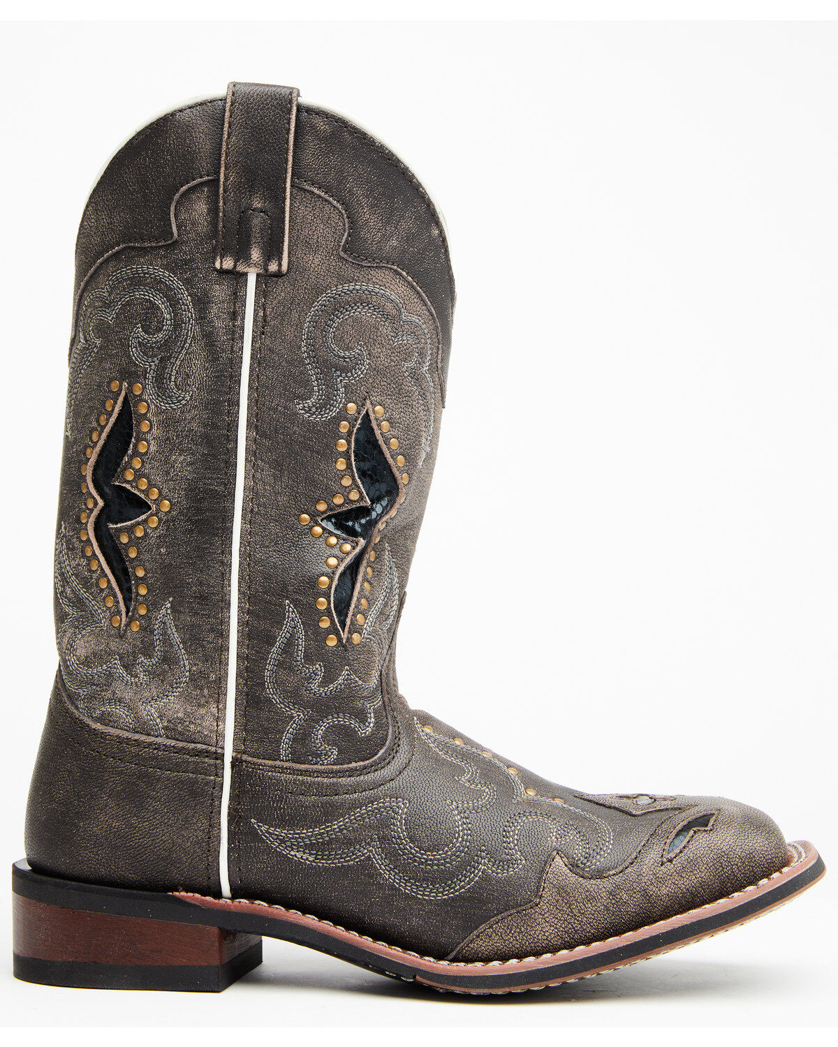 Image #2 - Laredo Women's Spellbound Goat Skin Boots, Brown, hi-res