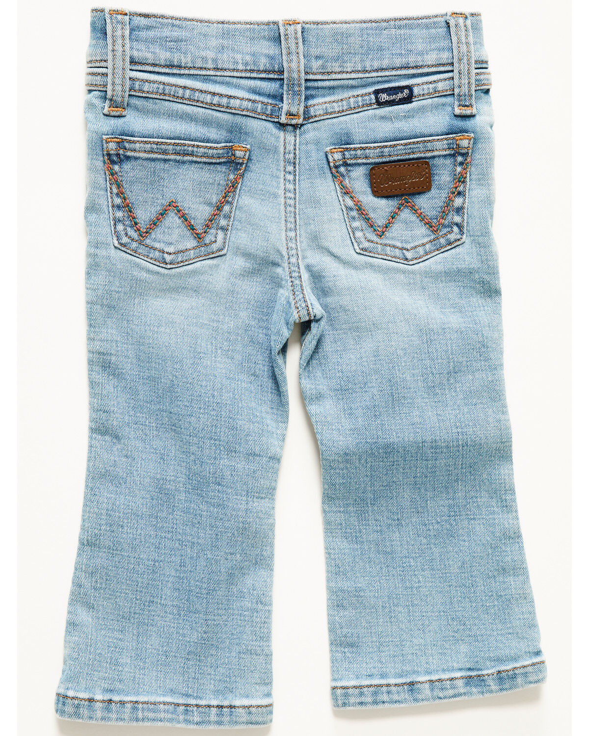 Image #1 - Wrangler Infant Girls' Kelsey Light Wash Bootcut Jeans, , hi-res